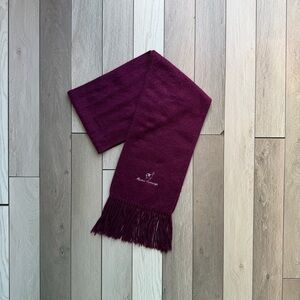 Alpaca Camargo Burgundy Scarf